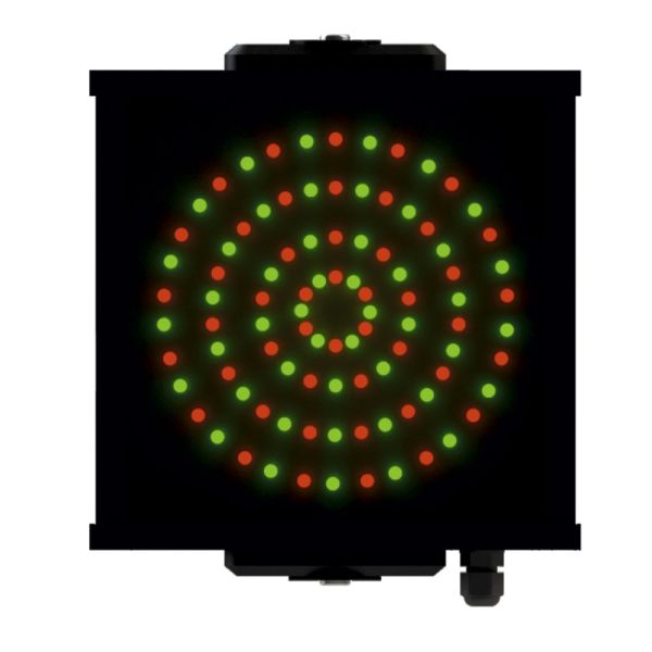Светофор светодиодный односекционный Инфопаркинг ИС-1/24/Зелёный+Красный, 145 мм