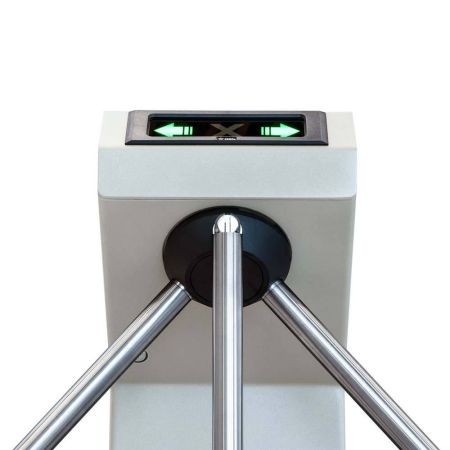 Турникет-трипод PERCo-TTR-04.1R из окрашенной стали, светло-бежевый (с планками Антипаника)