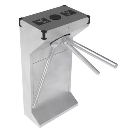 Турникет-трипод тумбовый ZKTeco TS1011D с контроллером и 2-мя считывателями (с планками)