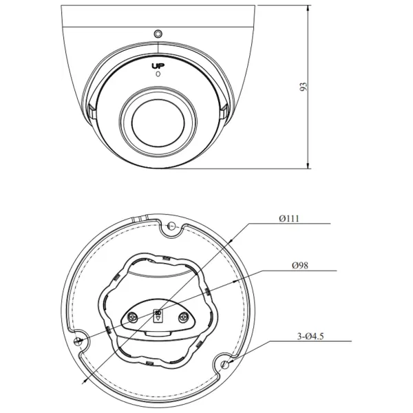 IP-видеокамера 8Мп RVi-2NCE8426 (1.68) уличная с микрофоном IP-видеокамера 8Мп RVi-2NCE8426 (1.68) уличная с микрофоном
