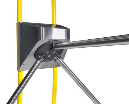 Турникет-трипод для транспорта PERCo-TTR-10AT из нержавеющей стали, с автоматическими планками Антипаника