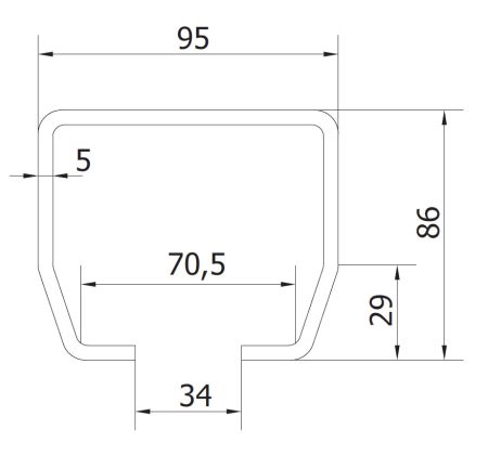 Набор консольных систем Came M-700 KIT для откатных ворот до 700 кг