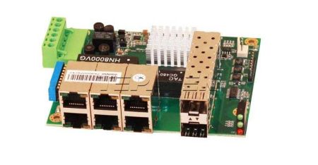 Бескорпусной неуправляемый промышленный коммутатор Osnovo SW-50602/I-P на 8 портов