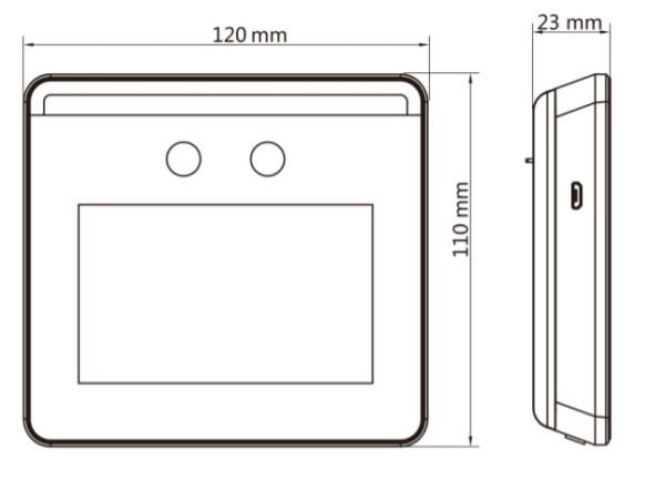 Биометрический терминал доступа HiWatch ACT-T1331 по распознаванию лиц