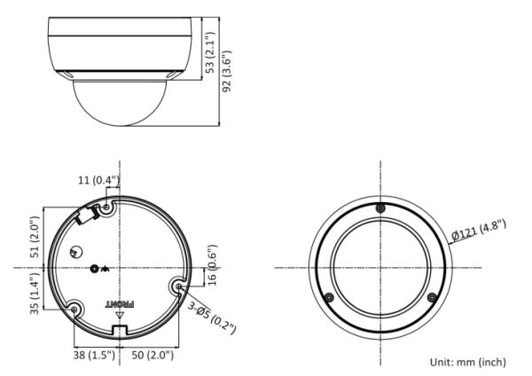 Уличная IP-камера 2Мп Hikvision DS-2CD3126G2-IS (2.8 мм)
