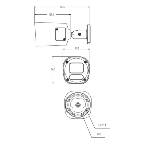 IP-видеокамера 5Мп Rubezh RV-3NCT5368 (4.0)