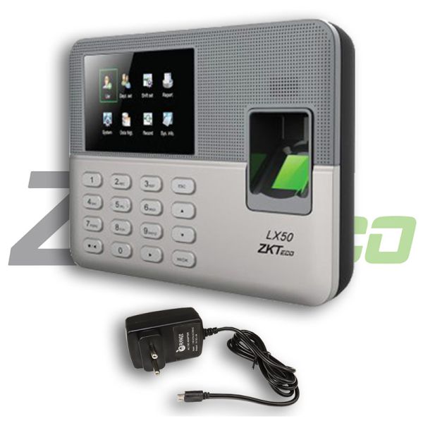 Биометрический терминал учёта рабочего времени ZKTeco LX50 по отпечатку пальца