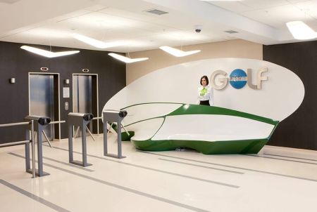 Электронная проходная PERCo-KT02.9 с ПО PERCo-WS и модулем WM01 с планками Антипаника