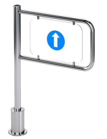 Механическая односторонняя калитка с пружинным возвратом Oxgard К-11 (правая), L=1200 мм