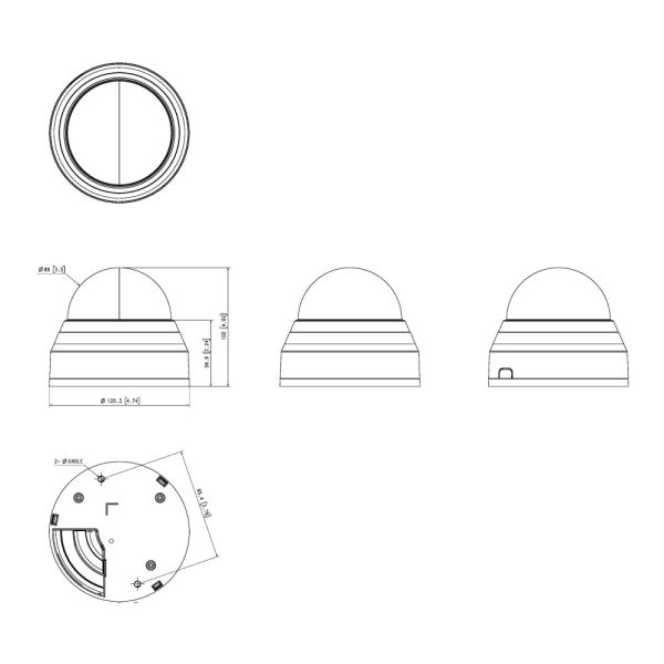 Сетевая IP-видеокамера 5Мп Wisenet QND-8080R (3.2-10 мм) Сетевая IP-видеокамера 5Мп Wisenet QND-8080R (3.2-10 мм)