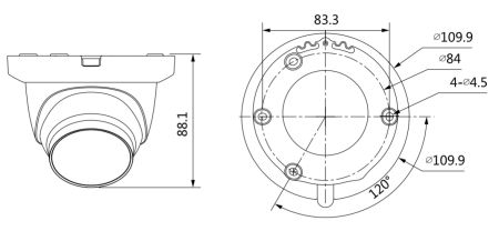 Уличная HD-CVI видеокамера 5Мп Dahua DH-HAC-HDW1500TLMQP-A-0360B-S2