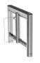 Боковой модуль распашного турникета Cominfo EasyGate SG 1320-S-1W