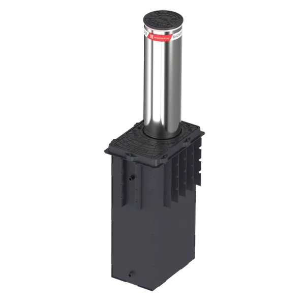 Гидравлический противотаранный боллард Блокпост К12 из нержавеющей стали
