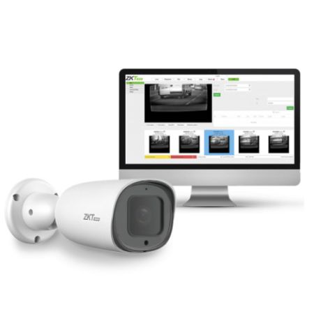 Уличная цилиндрическая 2Мп IP-камера ZKTeco BL-852Q38A-LP (2.8-12 мм) с распознаванием номеров