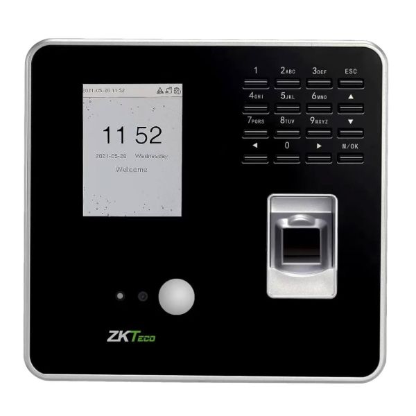 Биометрический терминал учёта рабочего времени ZKTeco MB20-VL [EM] Wi-Fi по лицу, отпечатку и карте EM-Marine