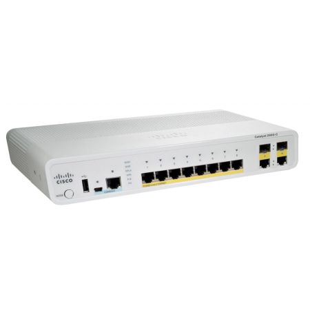 Коммутатор управляемый Cisco Catalyst WS-C2960C-8PC-L