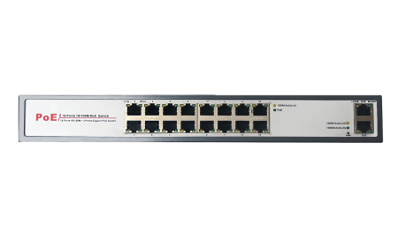 Неуправляемый POE коммутатор Bas-IP SH-20.16